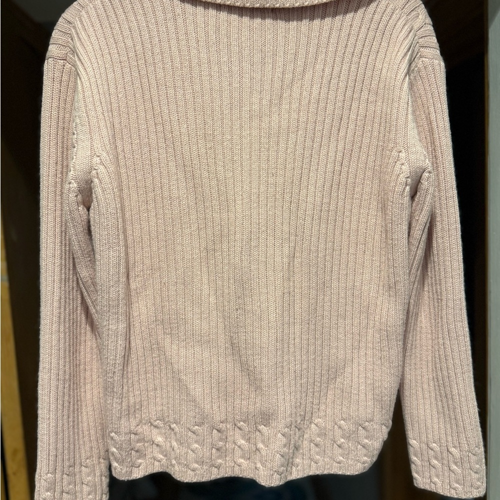 Burton pink knit cardigan very good condition light bubblegum pink - Picture 2 of 2